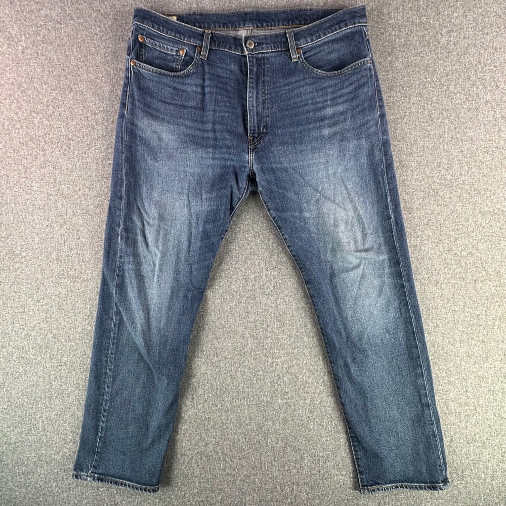 Levis Jeans Mens 38x30 502 Taper Blue WaterLess Stretch 29507-0994